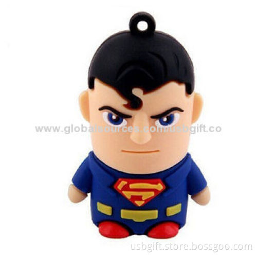 USB Drive, 8GB, PVC Material, Customized Cartoon Shape, Promotional Gift